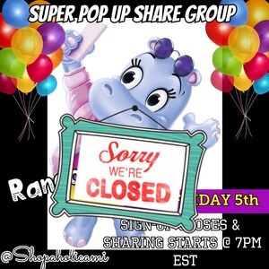 FRI 8/5‼️WE'RE CLOSED⏬ Read Rules Pls⏬ SHARING STARTS at Close @ 7pm est